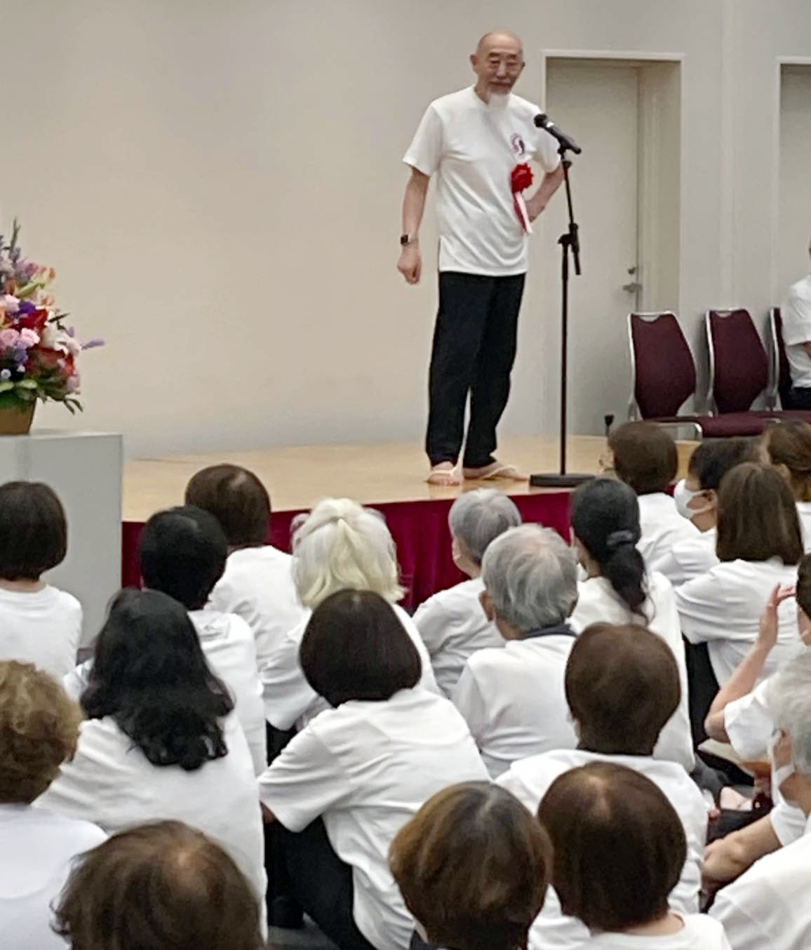 講義中の楊進先生